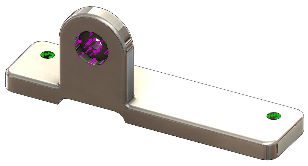 What is a stress singularity in SOLIDWORKS Simulation?