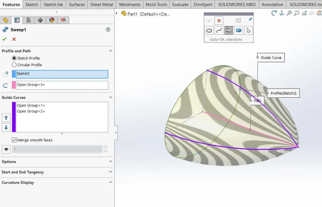 Think Backwards with Sweeps