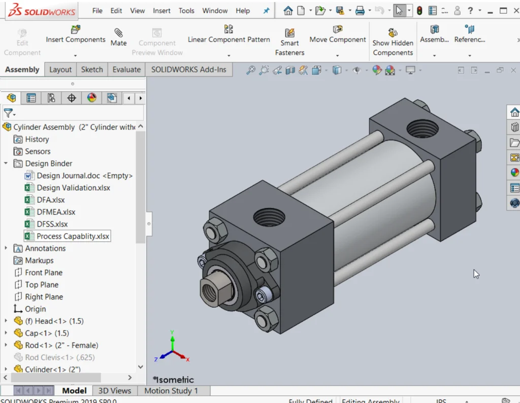 Design Binder : Smart way to store intellectual data to your Parts and Assemblies