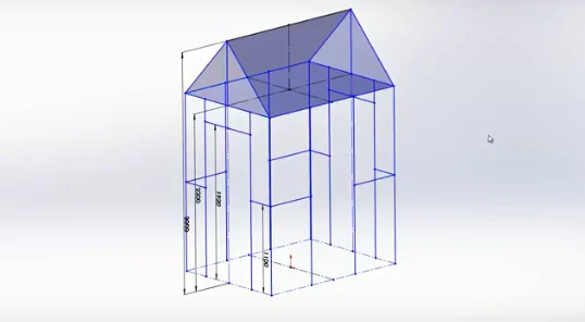 SOLIDWORKS 2018: 3D Sketch Mirroring