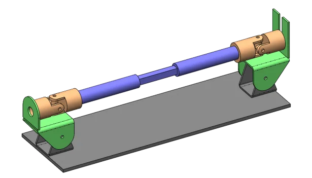 Shaky Breaky Part: Analyzing a U-Joint Driveshaft with SOLIDWORKS Motion
