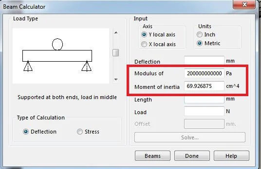 Beam Calculator – A Potential Toolbox Utility in SOLIDWORKS