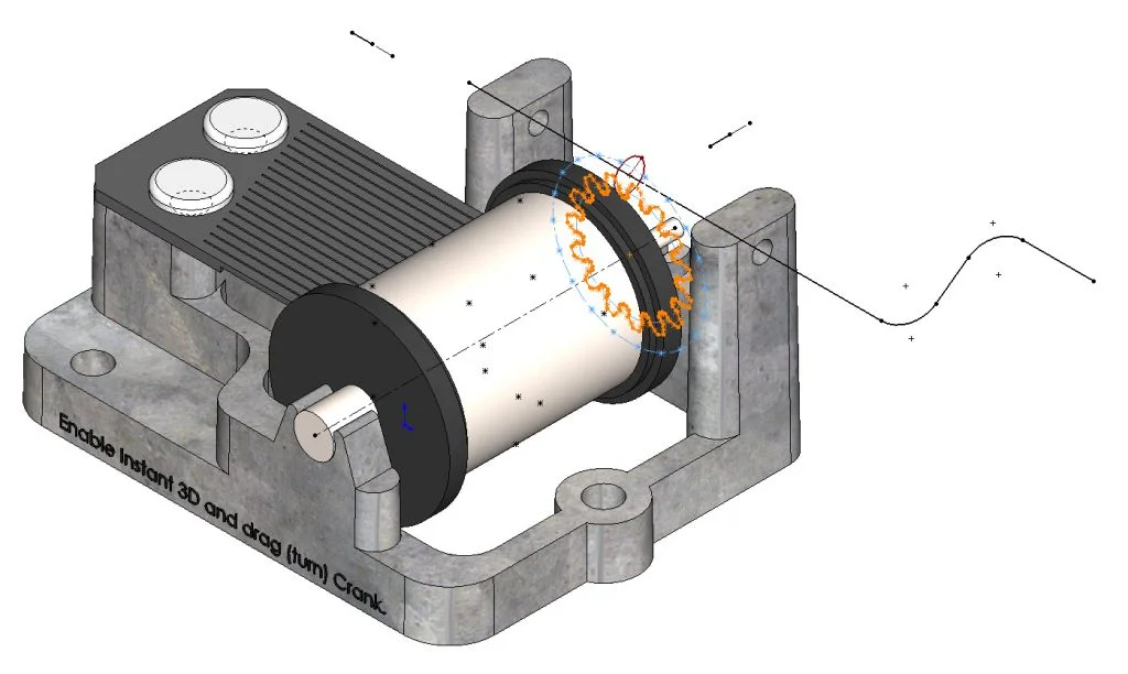 SOLIDWORKS Part Reviewer: Assembly Motion in a Part