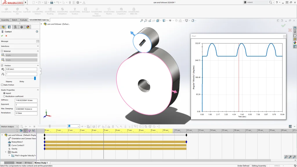 Stump the Chump: How Can I make My Cam Follower “Roll” on the Cam Surface?