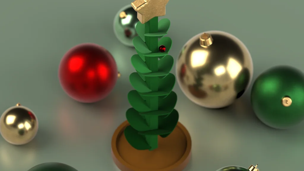 Christmas Tree Bell Run: SOLIDWORKS Tutorial