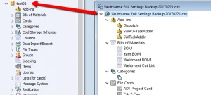 Creating a Testing Vault for SOLIDWORKS PDM