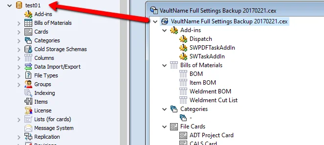 Creating a Testing Vault for SOLIDWORKS PDM
