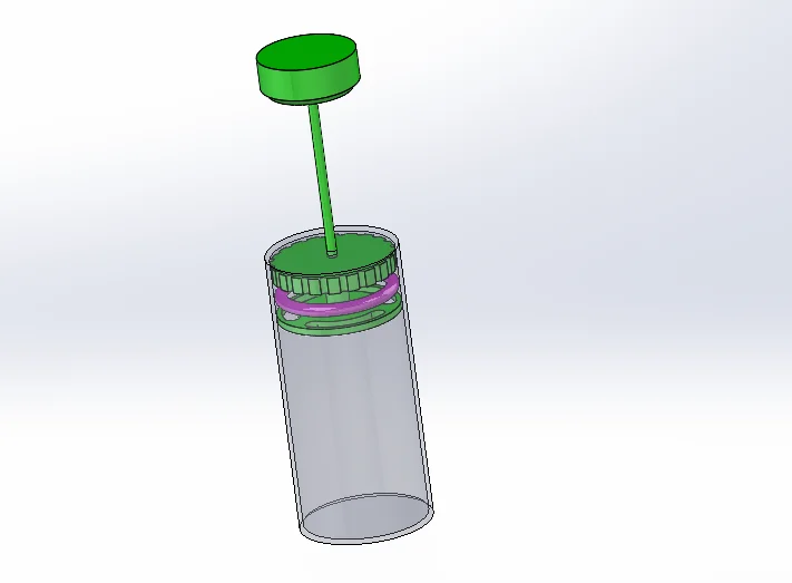 Mechanism Library: Hydraulic Linear Damper (Trash Can) Tutorial