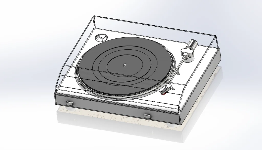 SOLIDWORKS Part Reviewer: Record Player Tutorial