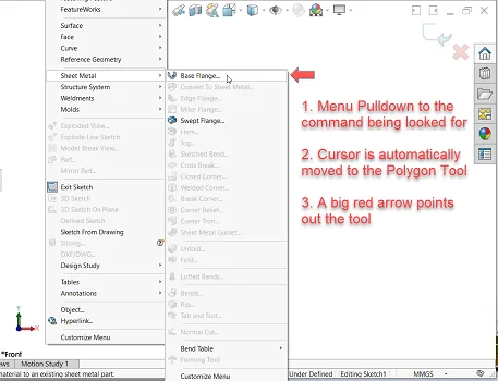 Finding New Commands in SOLIDWORKS Command Search