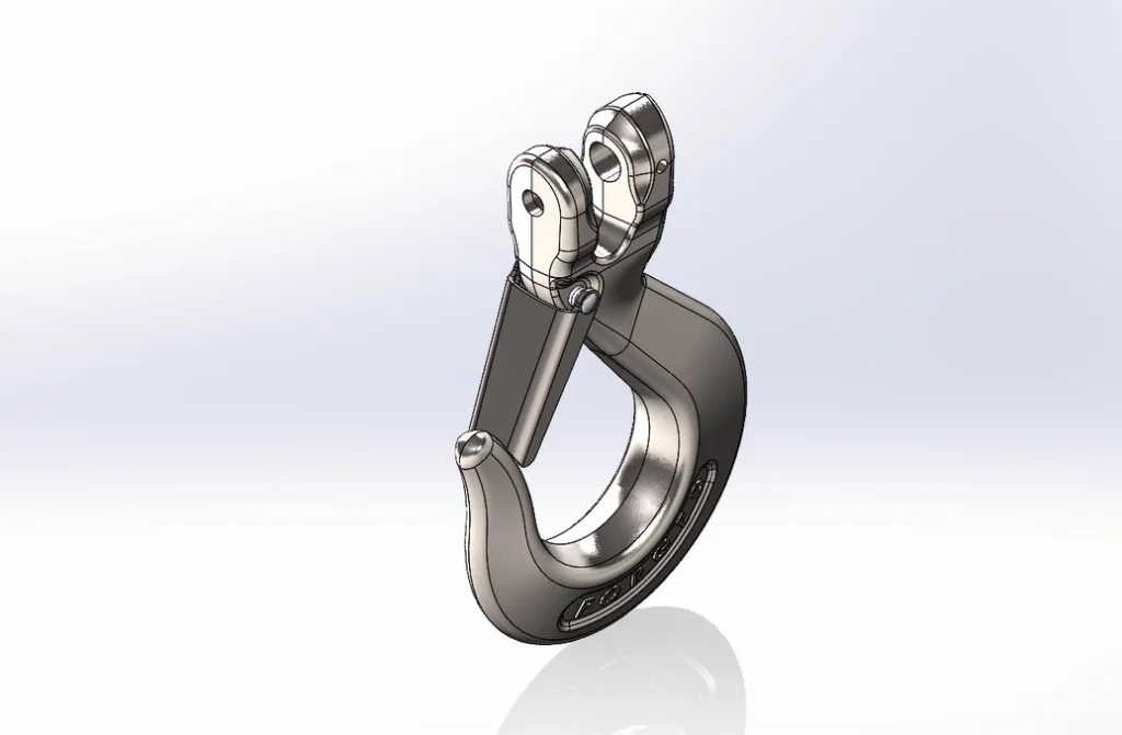 SOLIDWORKS Part Reviewer: Forged Hook Assembly Part 1 Tutorial