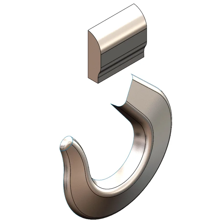 SOLIDWORKS Part Reviewer: Forged Hook Assembly Part 3 Tutorial