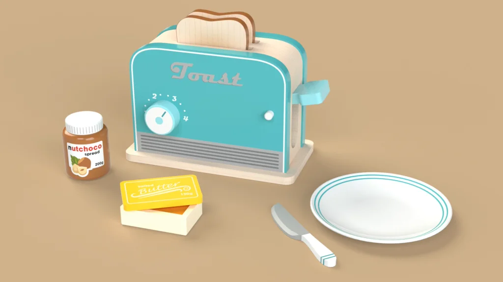 Toy Toaster Motion Study: SOLIDWORKS Tutorial