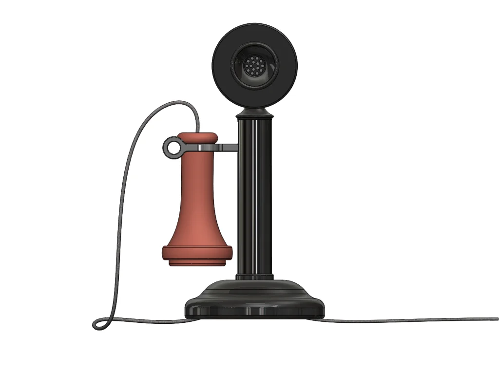 SOLIDWORKS Part Reviewer: Candlestick Phone