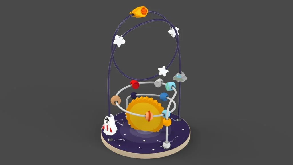 Galaxy Bead Maze Toy Tutorial – Part 2