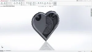 SOLIDWORKS Gear Heart Tutorial – Part 2
