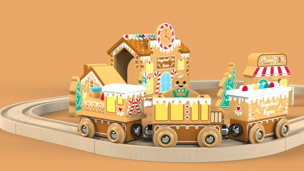 Gingerbread Train Set Tutorial – Part 1