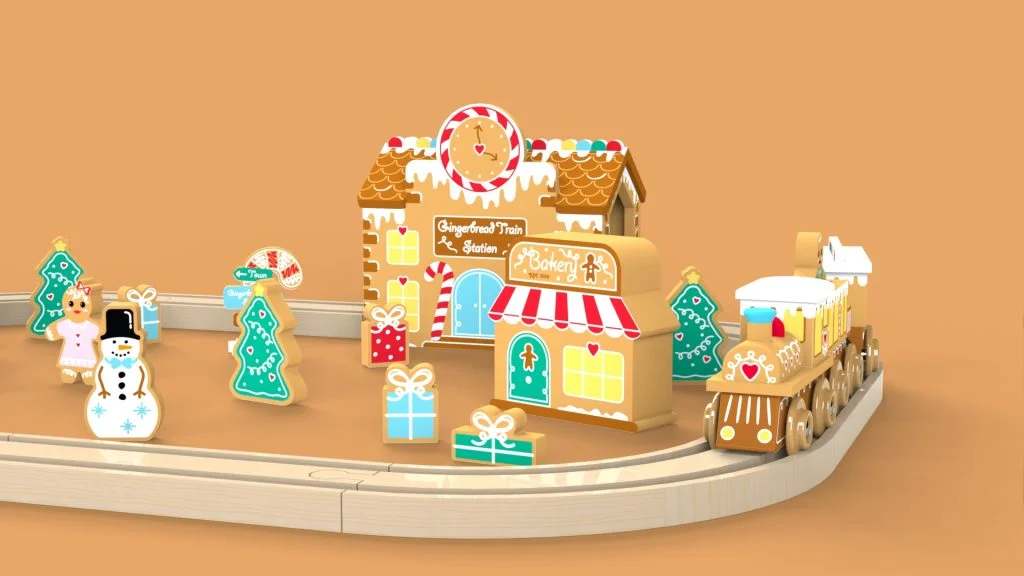Gingerbread Train Set Tutorial – Part 2