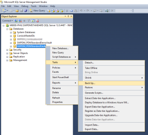 How to backup SOLIDWORKS PDM Standard