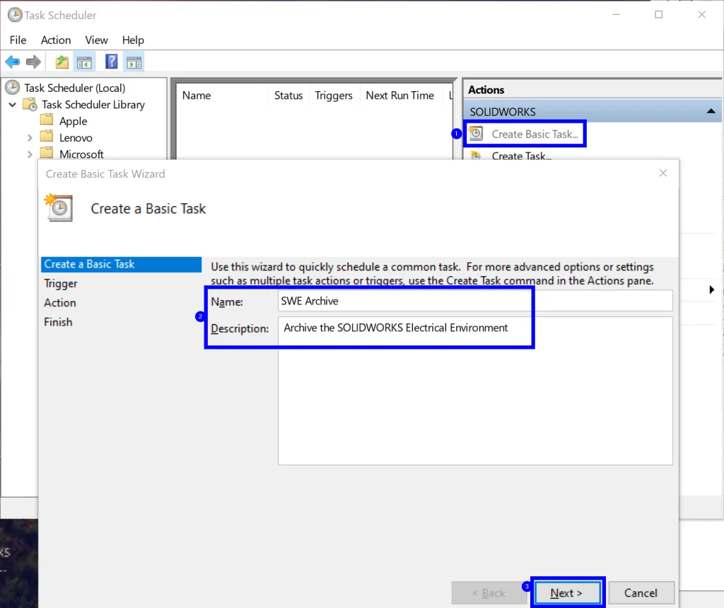 How to Automatically back up EVERYTHING in SOLIDWORKS Electrical using Task Scheduler