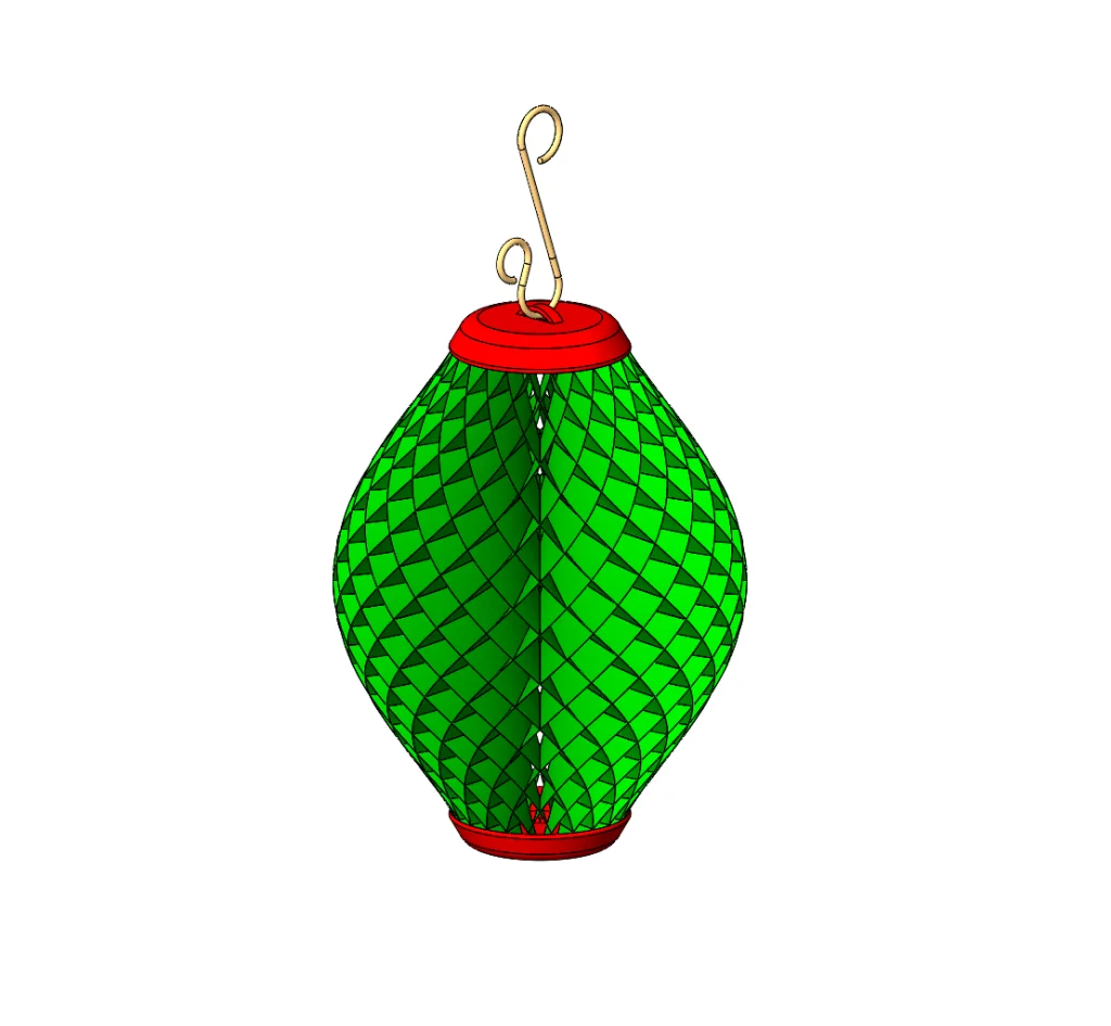 SOLIDWORKS Part Reviewer: Honeycomb Foil Ornament