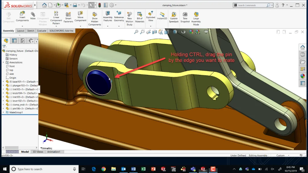 Copy & Mate by CTRL-Drag & Drop: SOLIDWORKS Tech Tip