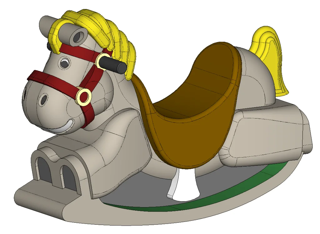 SOLIDWORKS Part Reviewer: Rocking Horse