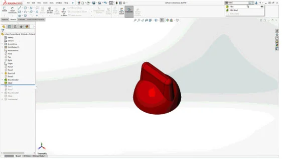 How to Use the SOLIDWORKS Search Command Window