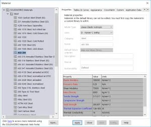 Use Your Own Materials in SOLIDWORKS Simulation