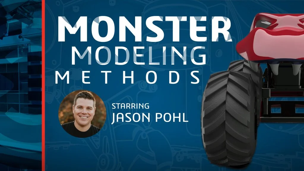 Surface Modeling a 3D Printed Monster Truck