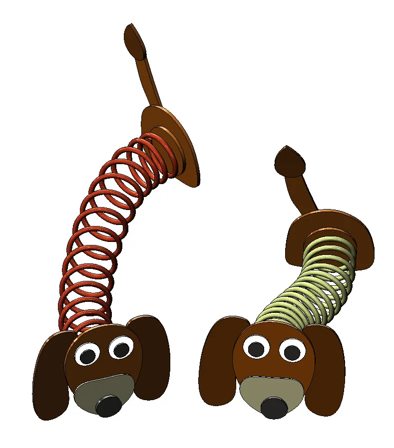 SOLIDWORKS Part Reviewer: Spring Dog