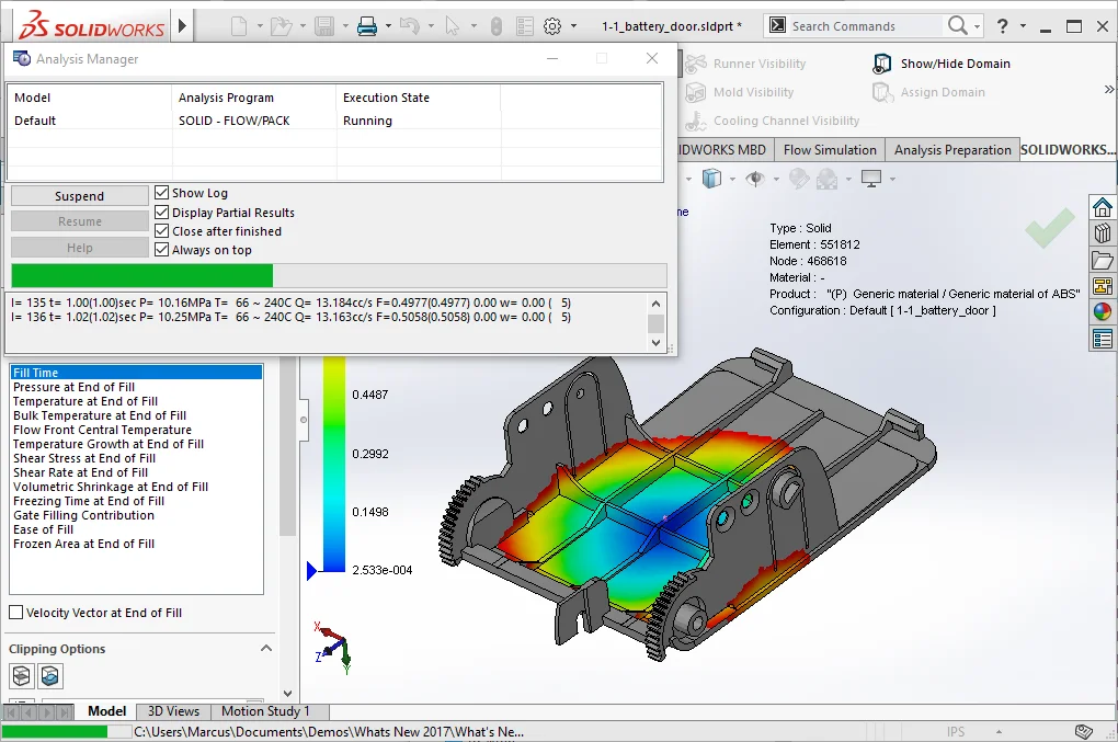 Getting Started with SOLIDWORKS Plastics