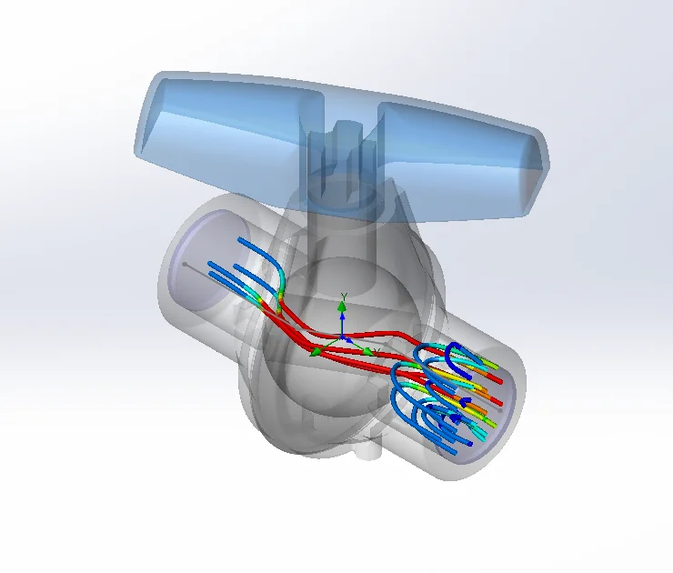 Flow Simulation – How to Handle a Vortex Across a Pressure Boundary
