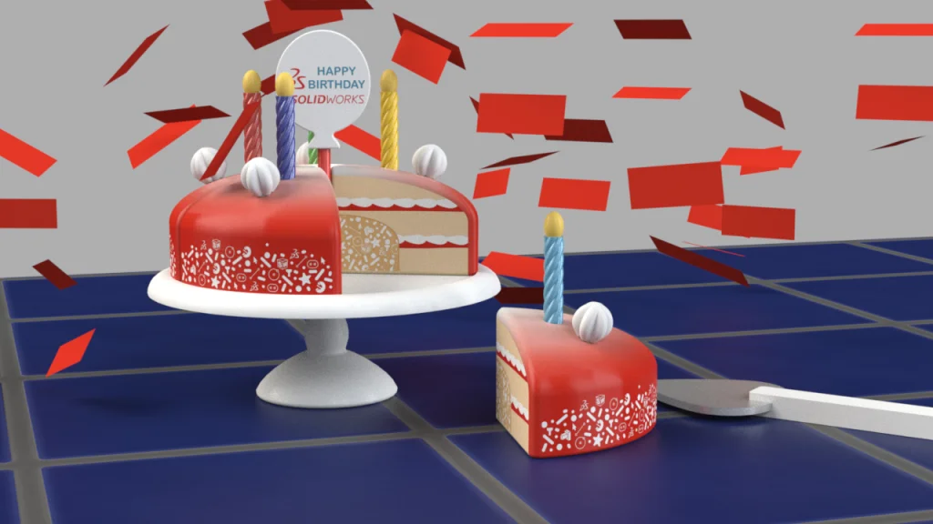 Toy Birthday Cake: SOLIDWORKS Tutorial