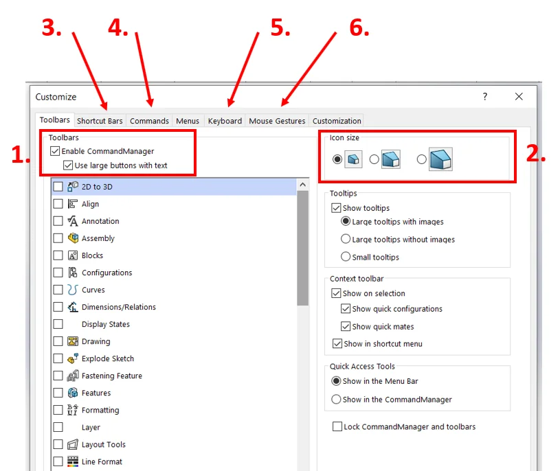 Making SOLIDWORKS Feel Like Home – Customizing the UI