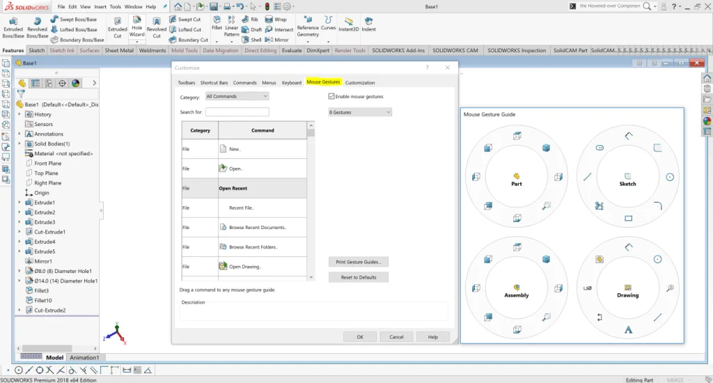 Essential Short cut to start your SOLIDWORKS learning Journey