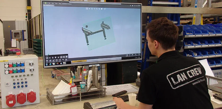 Lan | Abar Handling Technologies Do Lean Manufacturing with SOLIDWORKS