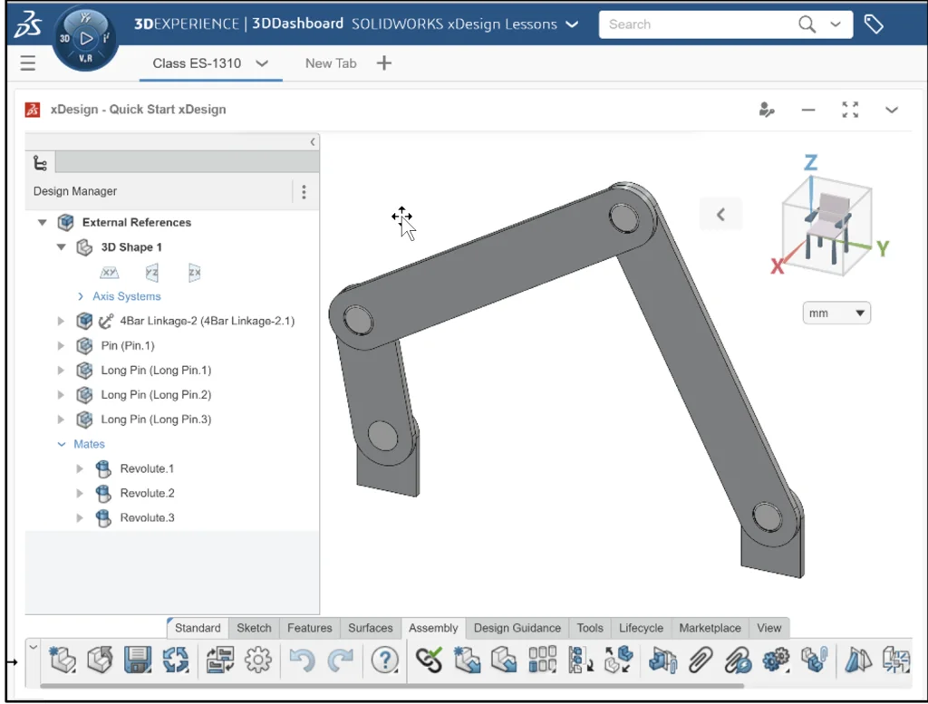 SOLIDWORKS xDesign Lesson 9:External References – Copy with Mates