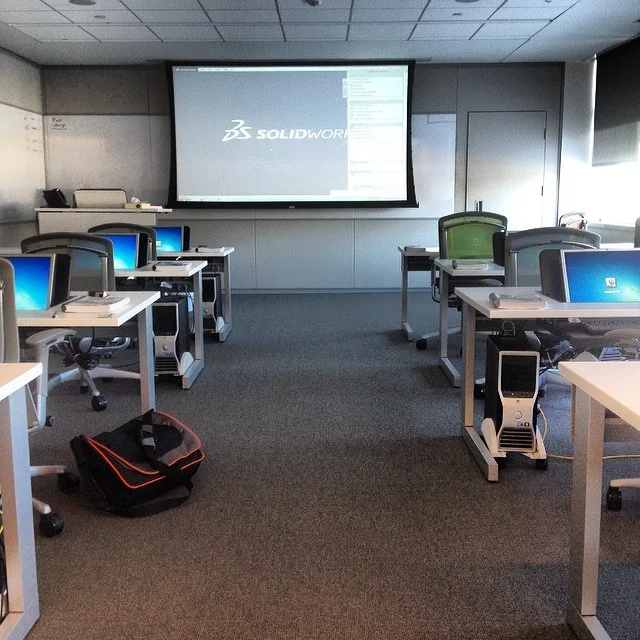 Taking the SolidWorks Essentials training class