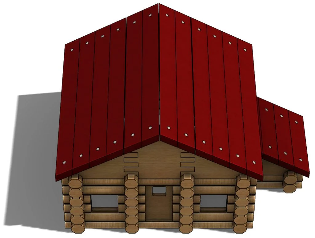 Creating a Log Cabin in SolidWorks – Part 19: Assembling the Roof
