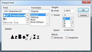 Stick Font (What’s New in SOLIDWORKS 2014)
