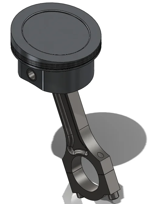 W16 Engine: Piston-Conrod Assembly