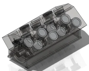 W16 Engine: The First Animation