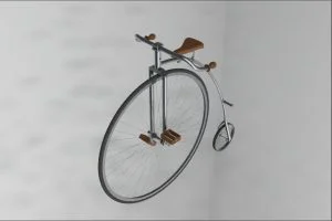 High-Wheel Bicycle in SolidWorks