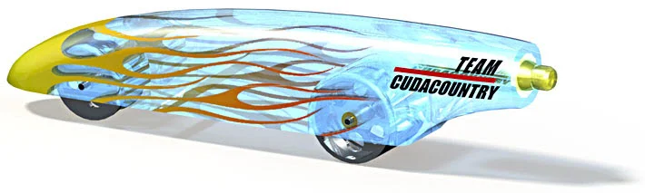 SolidWorks Tutorial: CO2 Dragster from Team CudaCountry