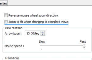 Viewing options in SolidWorks: zoom to fit no more!