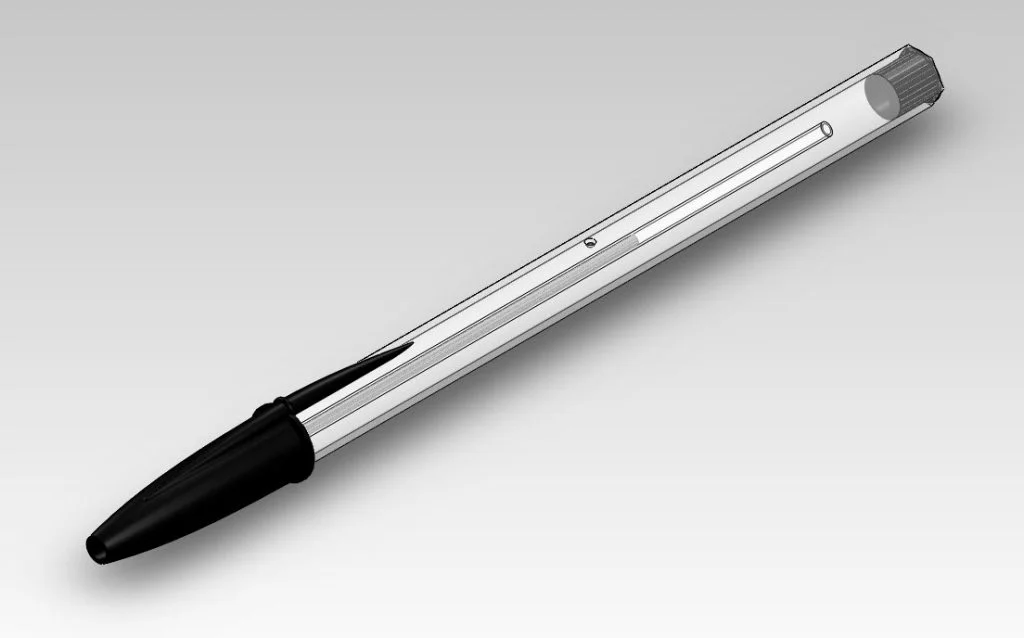 Ballpoint Pen in SolidWorks