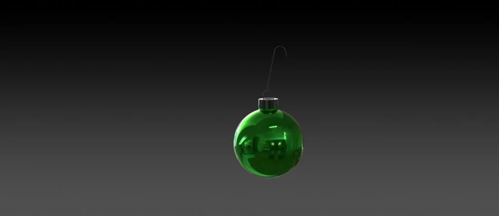 Christmas Tree Bulb in SolidWorks