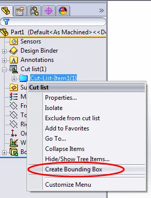 New “Bounding Box” in SolidWorks 2013 (it’s not just for weldments!)