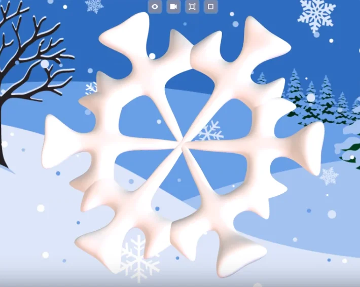 Make a Snowflake with SOLIDWORKS Apps for Kids!